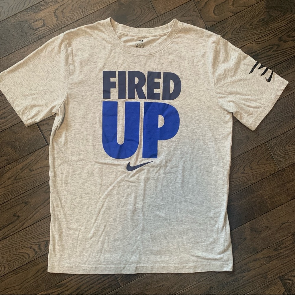 Nike 3Brand Fired Up youth xl, short sleeve t-shirt, grey